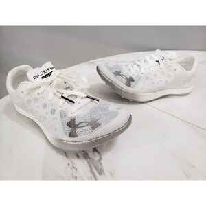 Under Armour Shakedown Elite Breeze White Track & Field Shoe Cleat YOUTH 3.5 Boy